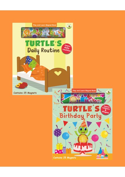 Play And Learn Magnet Book Serisi 2'li (Daily Routine-Birthday Party)