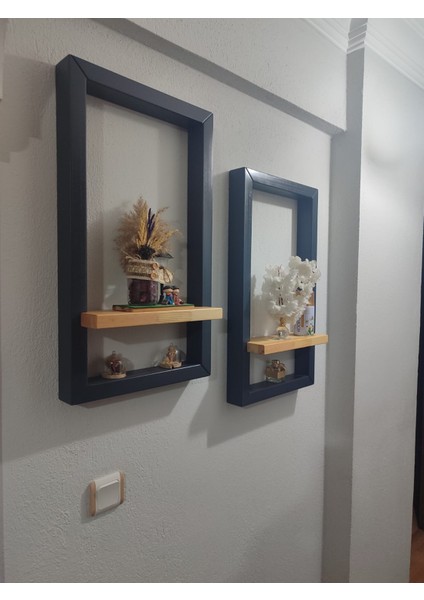 Vogö Home Lake Çerçeveli Ahşap Raf fiyatları