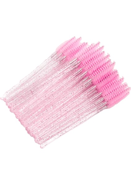 5/50PCS Kristal Kirpikler Fırça Makyaj Uzantı Kaş Fırçaları Göz Kirpikleri Makyaj Profesyonel Makyaj Güzellik Araç Rolor: Pembe/fırça Malzemesi: 5 Pcs (Yurt Dışından)
