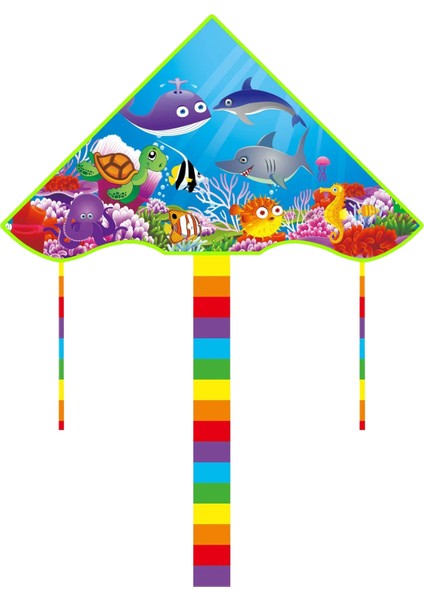 Çocuk Karikatür Üçgen Uçurtma (Yurt Dışından)