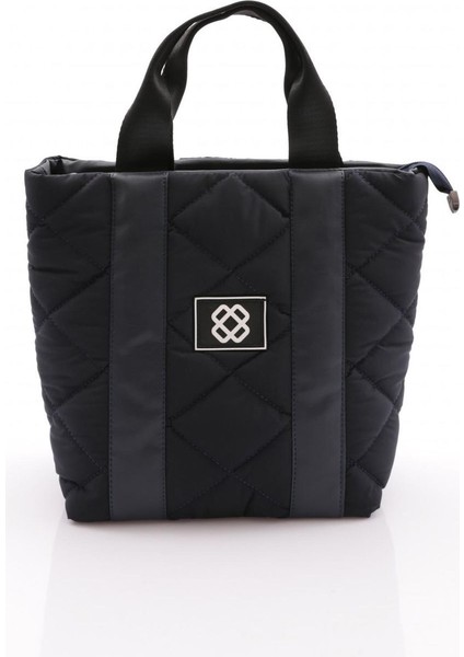 Lacivert Büyük Kadın Çanta, Şık ve Hafif Tasarım, Günlük Kullanım Için Uygun