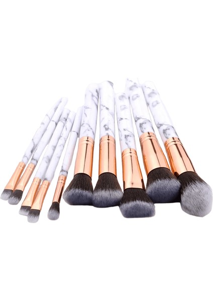 10PCS Set Makyaj Fırçaları Alet Seti Kozmetik Toz Göz Farı Temel Allık Harmanlama Güzellik Maquiagiagem Güzellik Kiti Parti Tarafından Renk: B (Yurt Dışından)