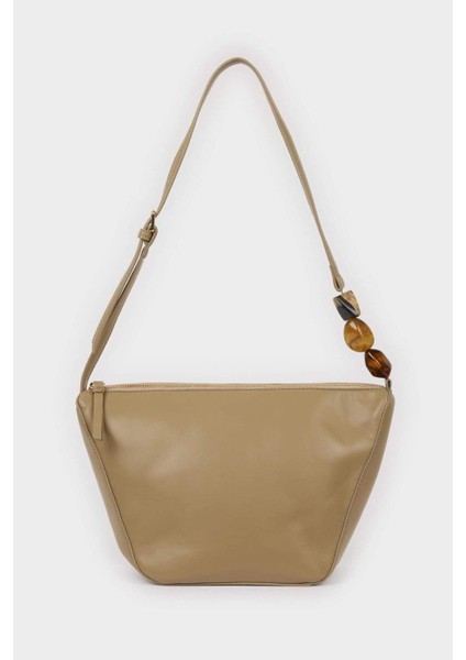 Haki Suni Deri Omuz Çantası E3441AXNS, Şık ve Kullanışlı Kadın Çantası fiyatları