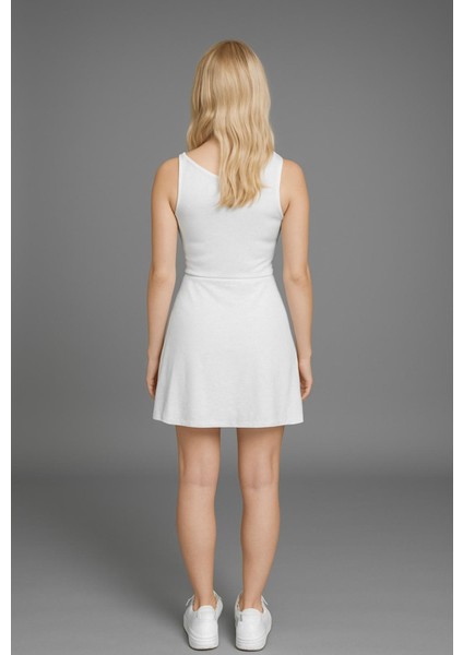 Kadın Beyaz Askılı ELBISE-E2237 modelleri