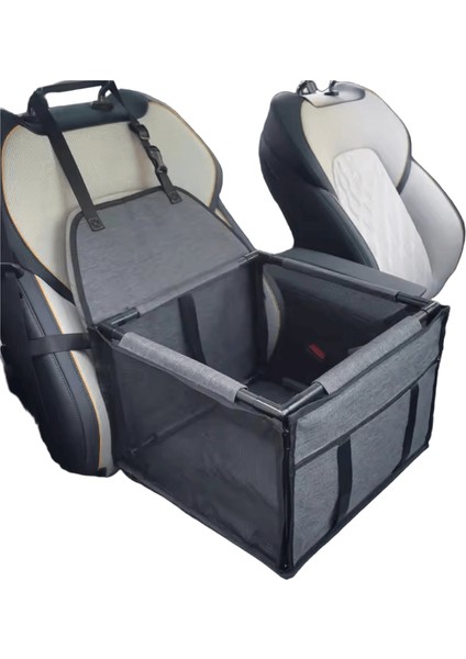 Köpek Araba Koltuğu Kapağı Katlanır Hamak Pet Taşıma Çantası Sepet Taşıma Kedi Kararlı Katlanabilir Seyahat Pet Köpek Araba Koltuğu (Yurt Dışından)