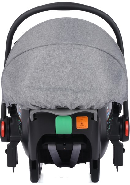 Wow Kabin Boy Tek Elle Kolay Katlanır Travel Bebek Arabası Autofold Grey Black