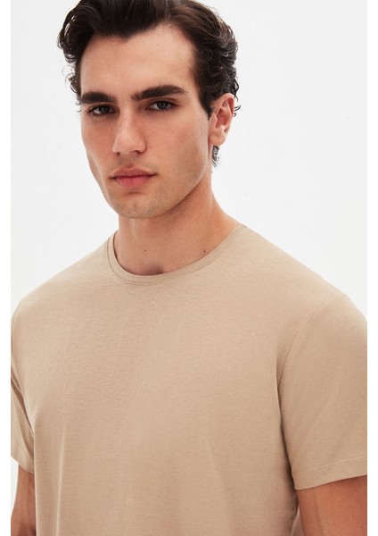 Slim Fit Vizon T-Shirt 4HC141996753M fiyatları