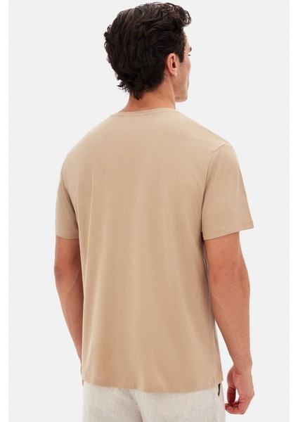 Slim Fit Vizon T-Shirt 4HC141996753M indirimleri