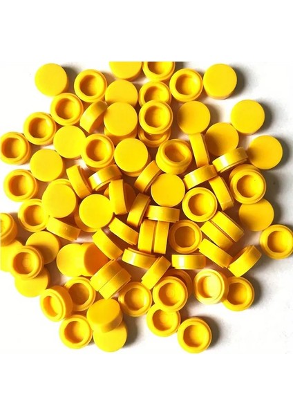 200PCS/LOT Kiremit 1x1 Yuvarlak Özel Tuğla Yapı Taşı Küçük Parçacık Dökme Tuğlalar Parçalar Diy Oyuncak Renk: Sarı (Yurt Dışından)