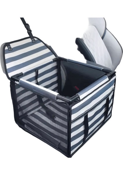 Köpek Araba Koltuğu Kapağı Katlanır Hamak Pet Taşıma Çantası Sepet Taşıma Kedi Kararlı Katlanabilir Seyahat Pet Köpek Araba Koltuğu (Yurt Dışından)