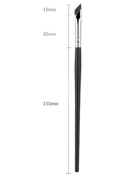Blade Göz Kalemi Fırçası Ultra Ince Açılı Düz Kaş Fırça Astar Kaş Yeri Makyaj Fırçası Has Detay Fırçası Renk: 1pcs (Yurt Dışından)