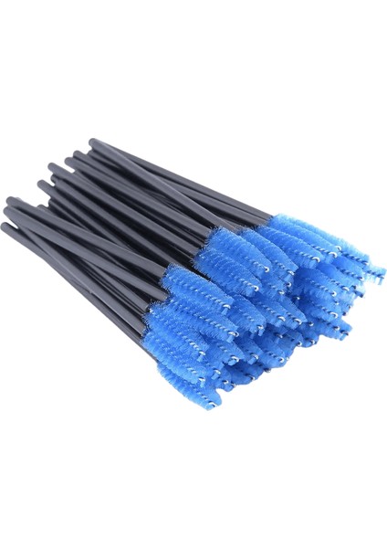 5/50PCS Kristal Kirpikler Fırça Makyaj Uzantı Kaş Fırçaları Göz Kirpikleri Makyaj Profesyonel Makyaj Güzellik Aracı Renk: Mavi/fırça Malzemesi: 5 Pcs (Yurt Dışından)