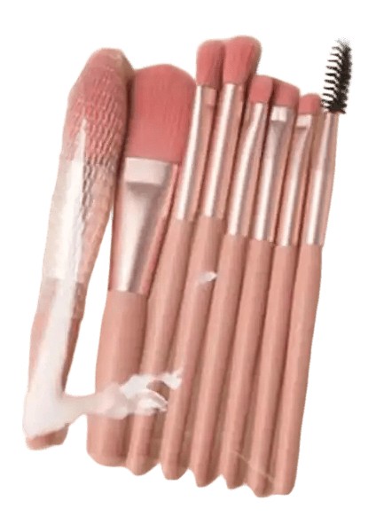 Makyaj Fırçaları Set Kozmetik Toz Göz Farı Vakfı Allık Karıştırma Kapatıcı Profesyonel Güzellik Aracı 8pcshandle Renk: Pembe (Yurt Dışından)
