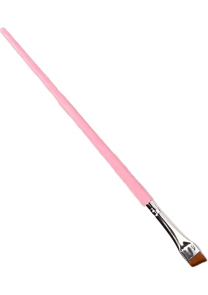 Profesyonel Kaş Eyeliner Fırçalar Yumuşak Açılı Bıçak Ince Düz Düz Fırındıran Kaş Göz Yollu Makyaj Fırçası Kadınlar Göz Makyaj Araçları Tapı Renk: Pembe-Küçük Bıçak (Yurt Dışından)