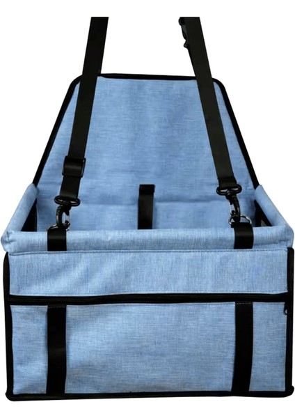 Köpek Araba Koltuğu Kapağı Katlanır Hamak Pet Taşıma Çantası Sepet Taşıma Kedi Kararlı Katlanabilir Seyahat Pet Köpek Araba Koltuğu (Yurt Dışından)