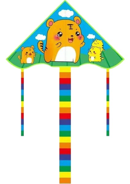 Çocuk Karikatür Üçgen Uçurtma (Yurt Dışından)