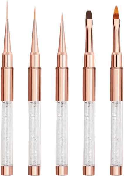 Yeni 1/5 Pcs Manikür Sanat Fırçası Için Tırnak Fırçası Akrilik Tırnak Salonu Fırça Gadgets Profesyoneller Için Tırnak Malzemeleri ZJS01COLOR: 6-5 Pcs (Yurt Dışından)