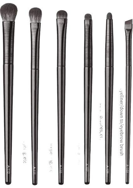 Doğal Göz Makyaj Fırçaları Set Göz Farı Fırçası Kaş Konut Eyeliner Fırça Kadın Gözleri Kozmetik Karıştırma Ayrıntısı Makya (Yurt Dışından)