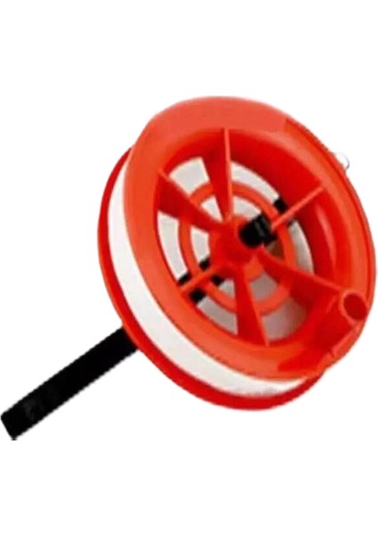 14CM Kırmızı Tekerlek + 150 Metre Misina (1 Adet) (Yurt Dışından)