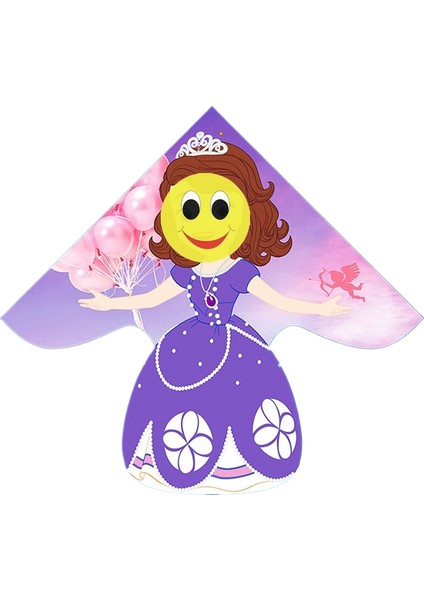 Çocuk Karikatür Uzun Kuyruklu Uçurtma (Yurt Dışından)