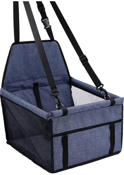 Köpek Araba Koltuğu Kapağı Katlanır Hamak Pet Taşıma Çantası Sepet Taşıma Kedi Kararlı Katlanabilir Seyahat Pet Köpek Araba Koltuğu (Yurt Dışından)