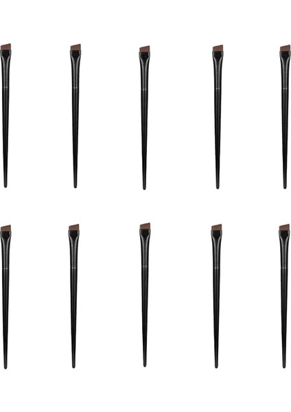 Yeni 2 Parça/set Kaş Kontur Fırçası Kaş Eyeliner Fırçası Taşınabilir Küçük Açılı Kaş Fırçası Kadın Makyaj Aracı Tutamak Renk: 10 Pcs Büyük (Yurt Dışından)