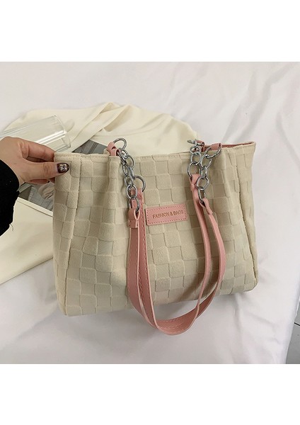 New Style Trendy Large Capacity Shoulder Bag For Women, Fashionable And Versatile Casual Hand-Held Commuter Bag (Yurt Dışından)