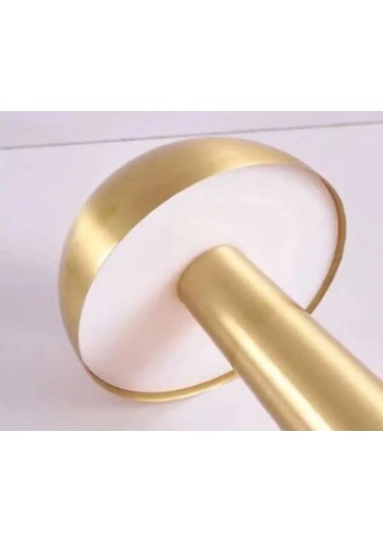 Şarjlı Dokunmatik Masa Lambası, Retro Tasarım, Altın Renk, Şık ve Kullanışlı Aydınlatma indirimleri