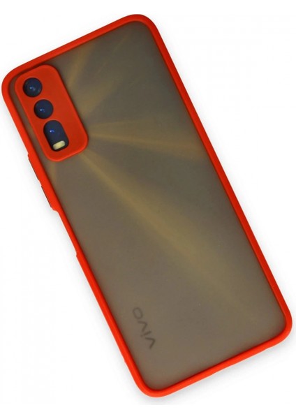 Vivo Y11S Kılıf Montreal Silikon Kapak - Kırmızı fiyatları