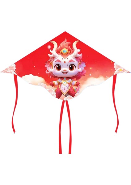 Çocuk Karikatür Uzun Kuyruklu Uçurtma (Yurt Dışından)