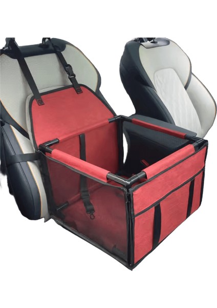 Köpek Araba Koltuğu Kapağı Katlanır Hamak Pet Taşıma Çantası Sepet Taşıma Kedi Kararlı Katlanabilir Seyahat Pet Köpek Araba Koltuğu (Yurt Dışından)