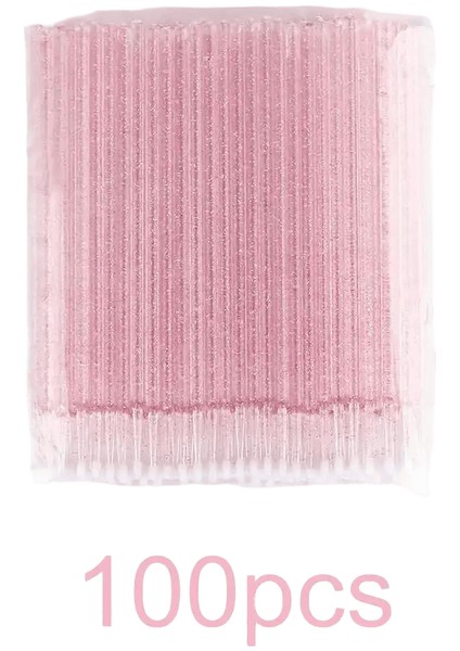 100/500PCS Kirpik Uzatma, Mikro Pamuklu Swabs, Dudak Maskara Değnekleri Için Kristal Mikro Aplikatör Fırçası (Yurt Dışından)