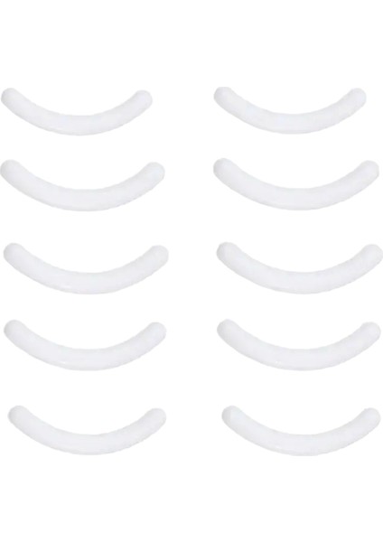 1pcs Paslanmaz Çelik Kirpik Kıvırıcı Mini Detaylar Göz Kirpik Kıvırma Aplikatörünün Bir Parçası Doğal Kıvırcık Koza Yeni Makyaj Aracı Renk: 10PCS No.5 (Yurt Dışından)