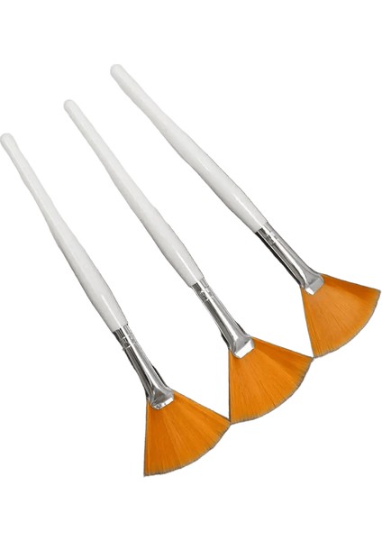 1pcs Yumuşak Kıllar Yüz Fırçaları Düz ​​fan Maskesi Aplikatör Yüz Maskesi Için Yeniden Kullanılabilir Fırça Günlük Cilt Bakım Alet Aksesuarları Tapı Renk: Sarı (Yurt Dışından)