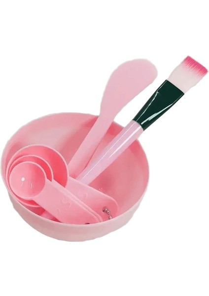 6pcs/set Yüz Fırça Maskesi Kase Kaşık Seti Maske Fırça Çubuğu Diy Güzellik Araçları Karıştırma Araçları Cilt Bakım Makyajı (Yurt Dışından)