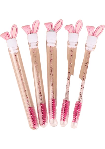 1pcs Yeniden Kullanılabilir Kirpik Fırçası Tüp Tek Kullanımlık Kirpik Seven Kalp Çubukları Kaş Fırçası Değiştirilebilir Toz Geçirmez Tutamak Renk: 12.5x1.2cm (Yurt Dışından)