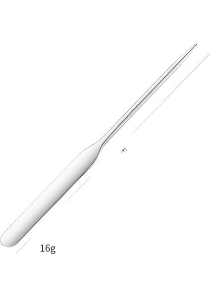 Temel Çubuk Makyajı Spatula Paslanmaz Çelik Krem Kapatıcı Karıştırma Aracı Çok Amaçlı Kozmetik Aracı Kitcolor: 1pcs 420 Paslanmaz (Yurt Dışından)