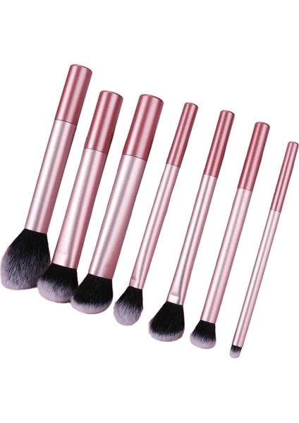 7/8pcs Makyaj Fırçası Kiti Yumuşak Sentetik Saç Makyaj Fırçaları Temel Allık Göz Farı Kozmetik Makyaj Araç Toolshandle Renk: 7 Pcs-Pınk (Yurt Dışından)