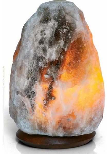 Doğal Çankırı Tuz Lambası, 3-4 Kg, El Çekiçli, Gri Renkli, Sağlıklı ve Şifalı indirimleri