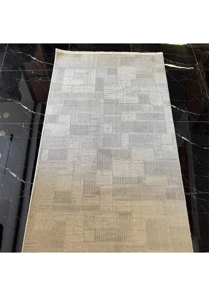 Ipek 1134 Gri Akrilik Pamuk Taban Keçeleşmeyen Halı