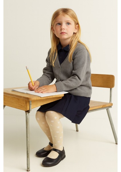 Kalp Desenli Kız Çocuk Külotlu Çorap - Iba fiyatları