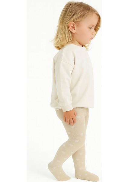 Kalp Desenli Kız Çocuk Külotlu Çorap - Iba fırsatları