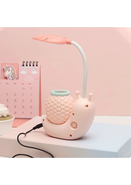 Salyangoz Tasarımlı Masa Üstü Kalemlik ve LED Lambalı Dekorasyon fiyatları