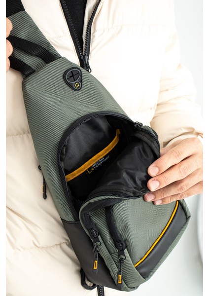 Gri Çapraz Askılı Göğüs ve Sırt Çantası, Şık ve Kullanışlı Tasarım modelleri