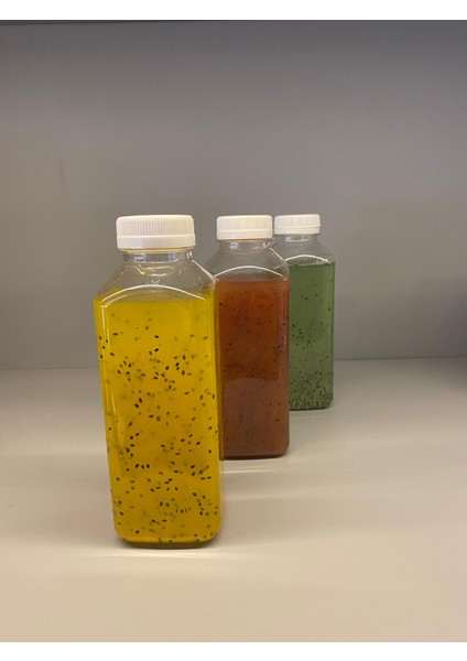 16 Adet 500 ml Detoks, Meyve Suyu, Suluk, Sporcu,diyet Beslenme-Boş Pet Şişe (Beyaz Kilitli Kapaklı) fiyatları