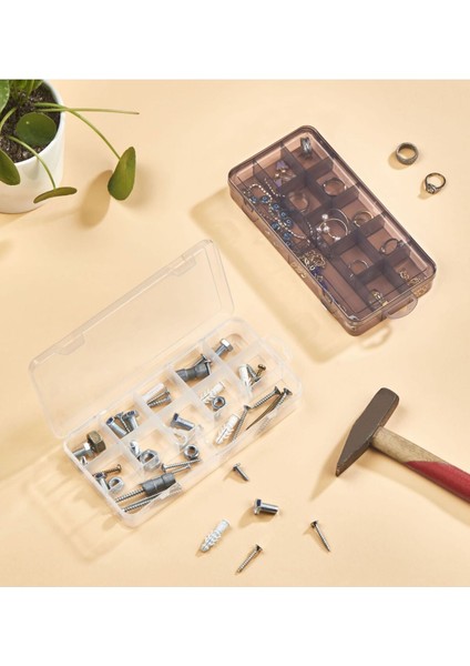 12 Bölmeli Kapaklı Çok Amaçlı Organizer, Beyaz, Düzenleyici ve Saklama Çözümü fırsatları