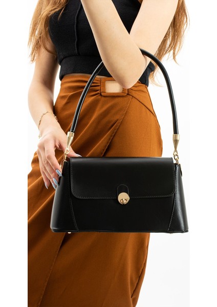 Şık Kadın Omuz ve Kol Çantası, Modern ve Kullanışlı Tasarım, Siyah Renk. fiyatları