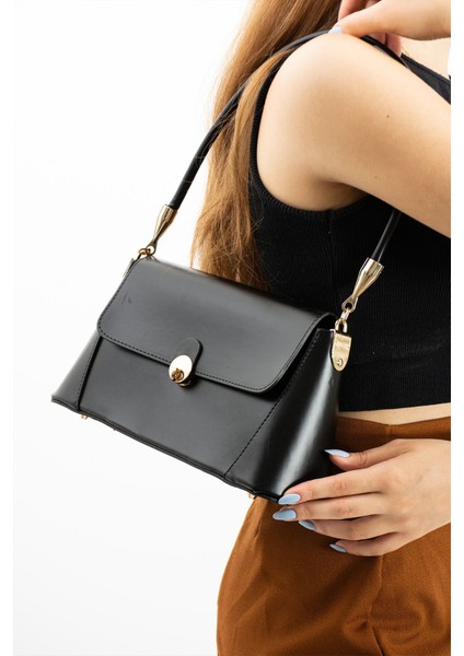Şık Kadın Omuz ve Kol Çantası, Modern ve Kullanışlı Tasarım, Siyah Renk. modelleri