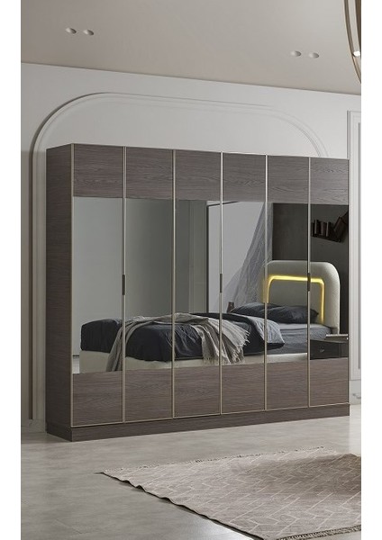 Loren Mdf 6 Kapaklı Dolap