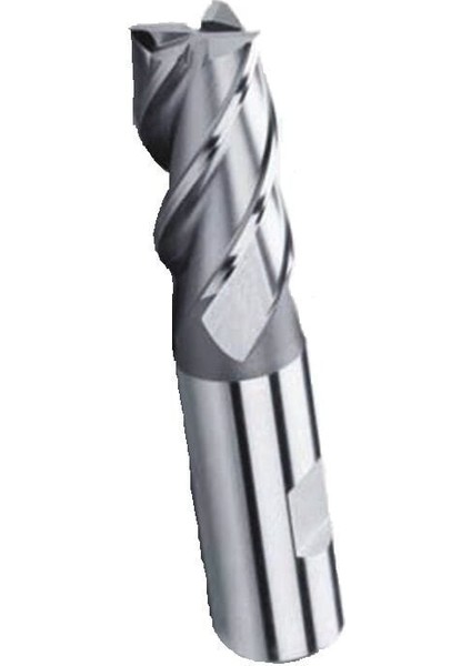 2.5 mm 3 Ağız Kısa Parmak Freze DIN844N Hssco8